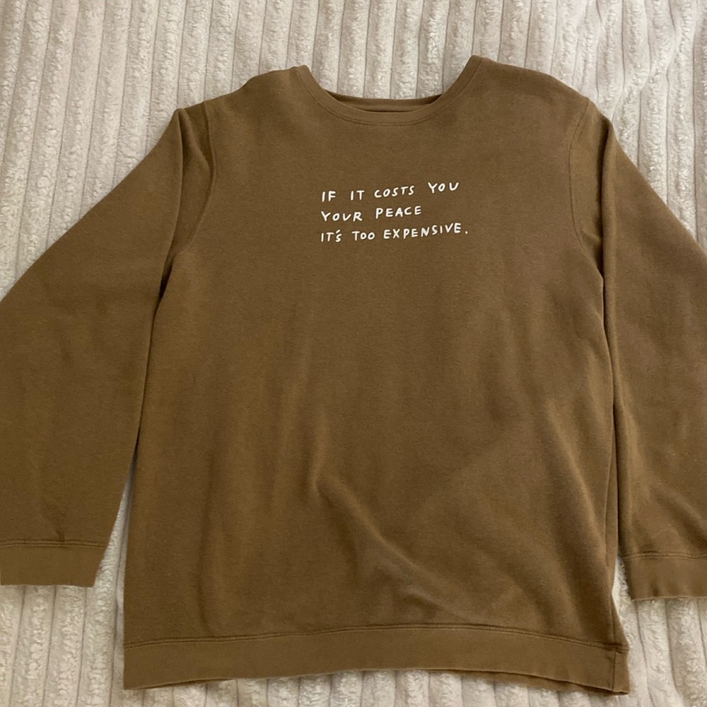 Wear the Peace crewneck